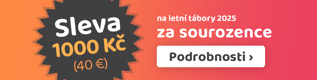 Sleva na tábory